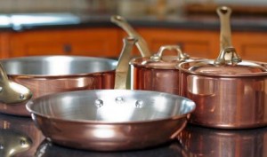 copper kitchen ware