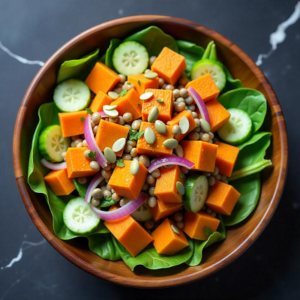 Sweet Potato Lentil Salad